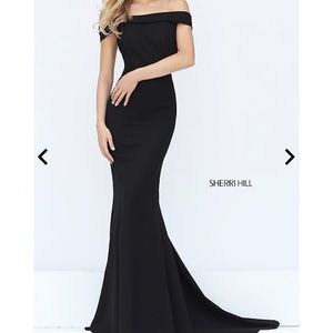 Black Sherri Hill formal gown